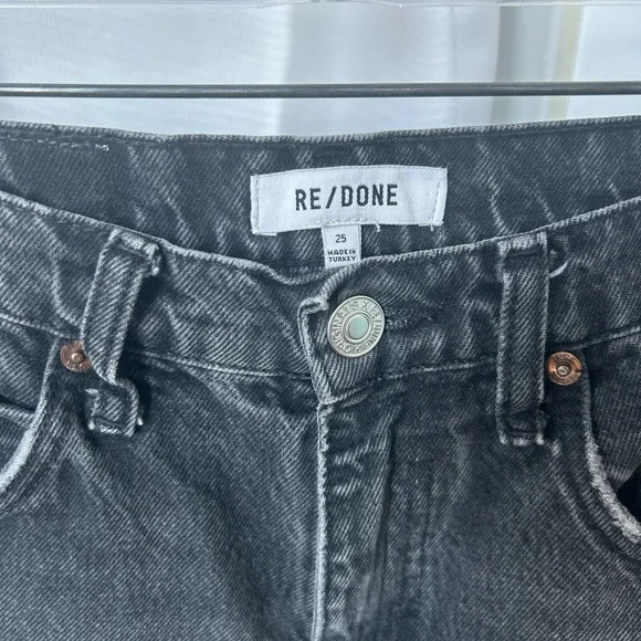 Re/Done 70’s Straight Jeans Sz 25 - Picture 2 of 6